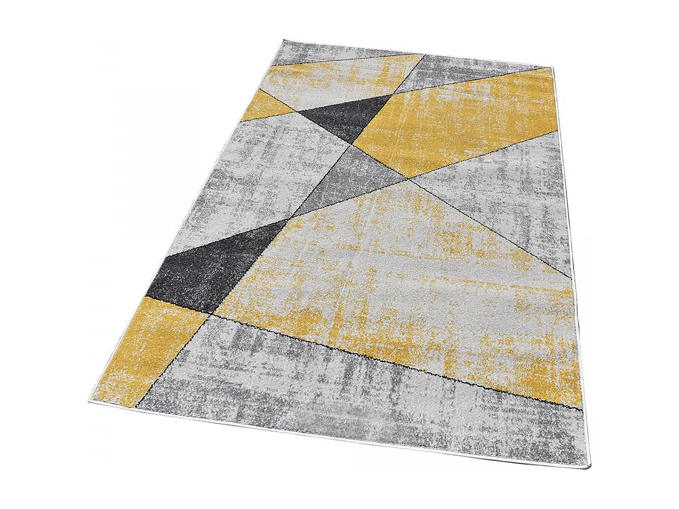 Tapis pour une chambre ou une entrée tissé motif géométrique ROSALINE