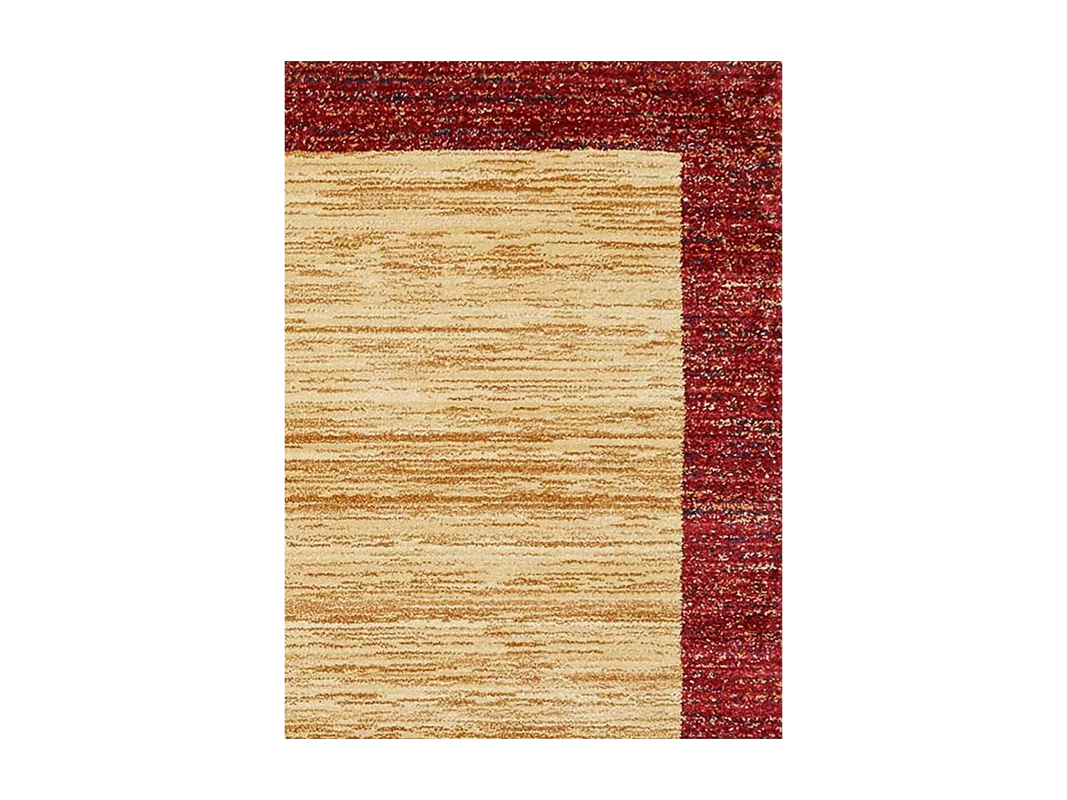 tapis chambre 100x150 tissé beige rectangle motif simple CHOBAY 2
