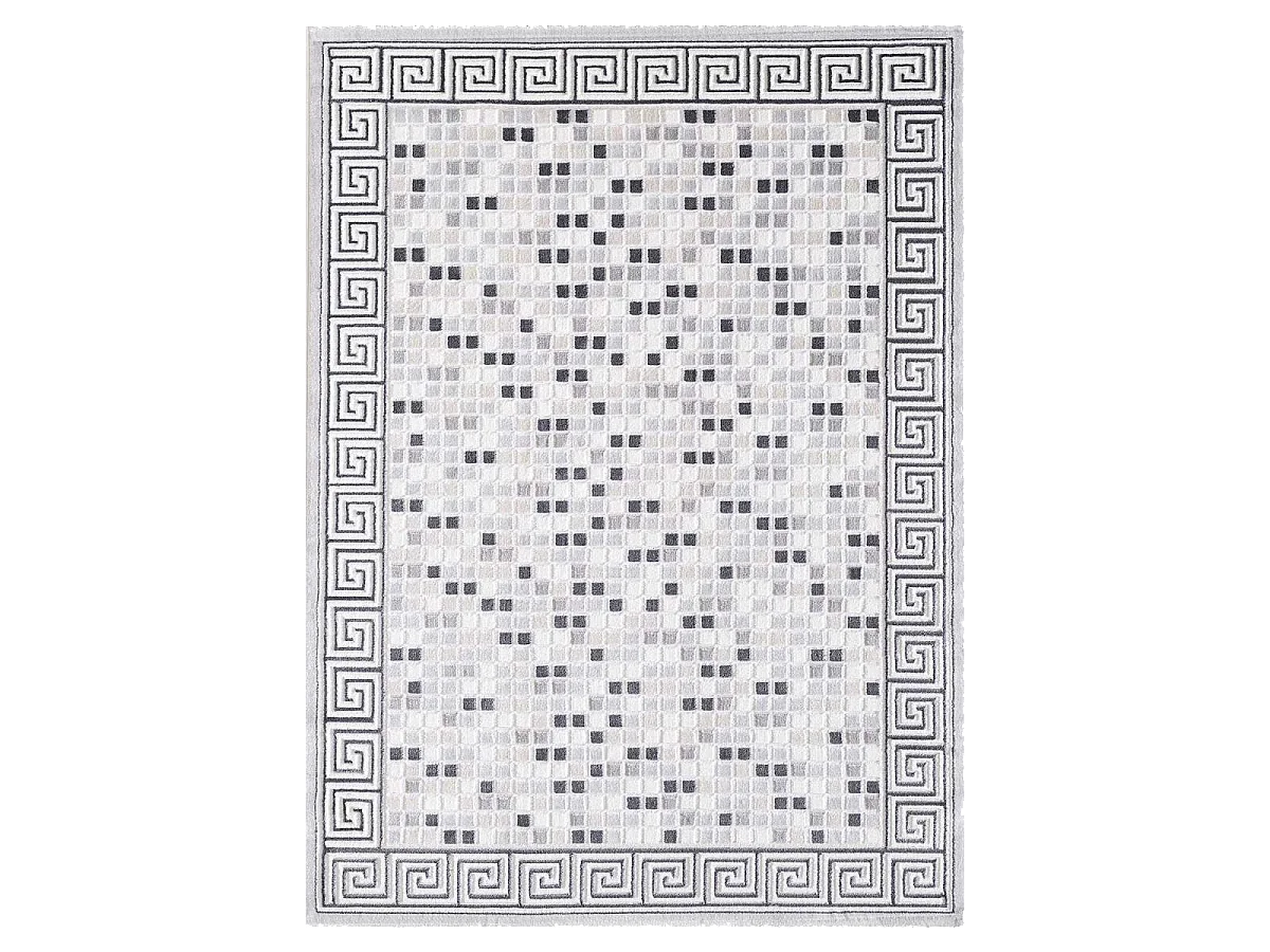 Tappeto per soggiorno e camera da letto tessuto motivo geometrico BERIM