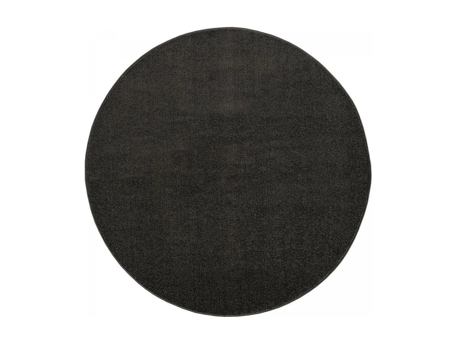 tapis chambre 120x170 tissé gris foncé rectangle motif uni NOSSA