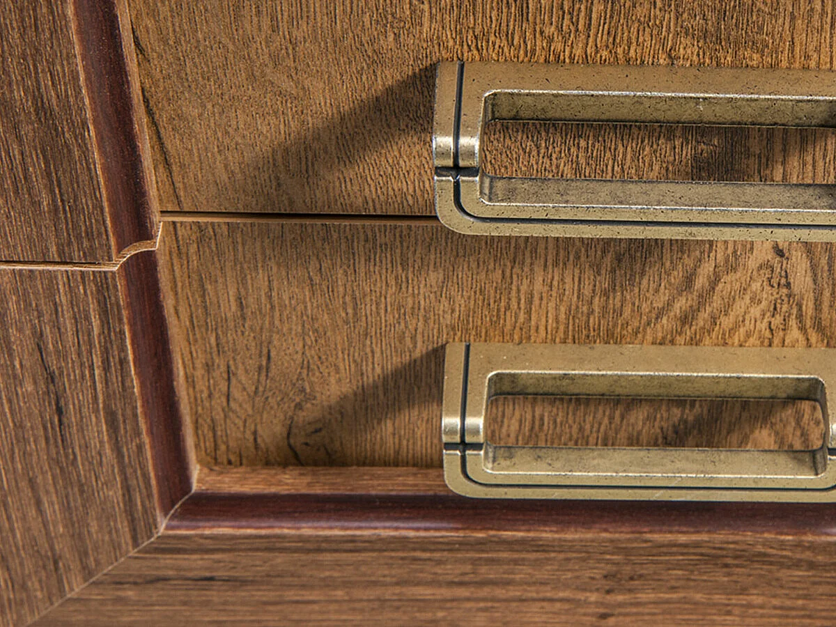 Commode Lircava 103, Chêne de Lefkas, Avec tiroirs, Nombre de tiroirs: 4, 90x64x44cm