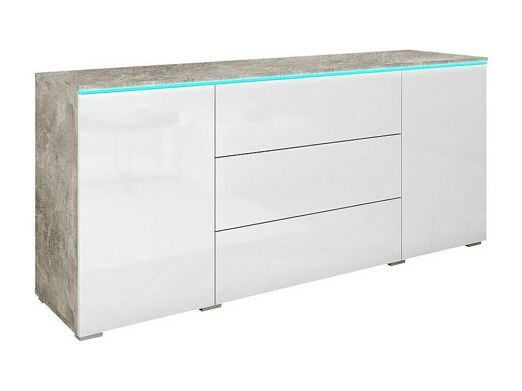 Cómoda Sarasota 142, Com gavetas e portas, Número de gavetas: 3