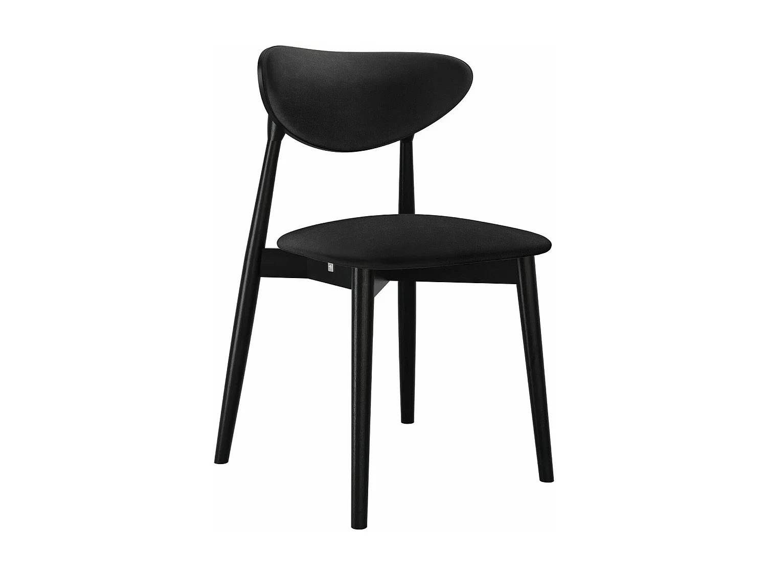 Chaise Dearborn 103, 80x48x49cm, Tissu, En bois, Bois