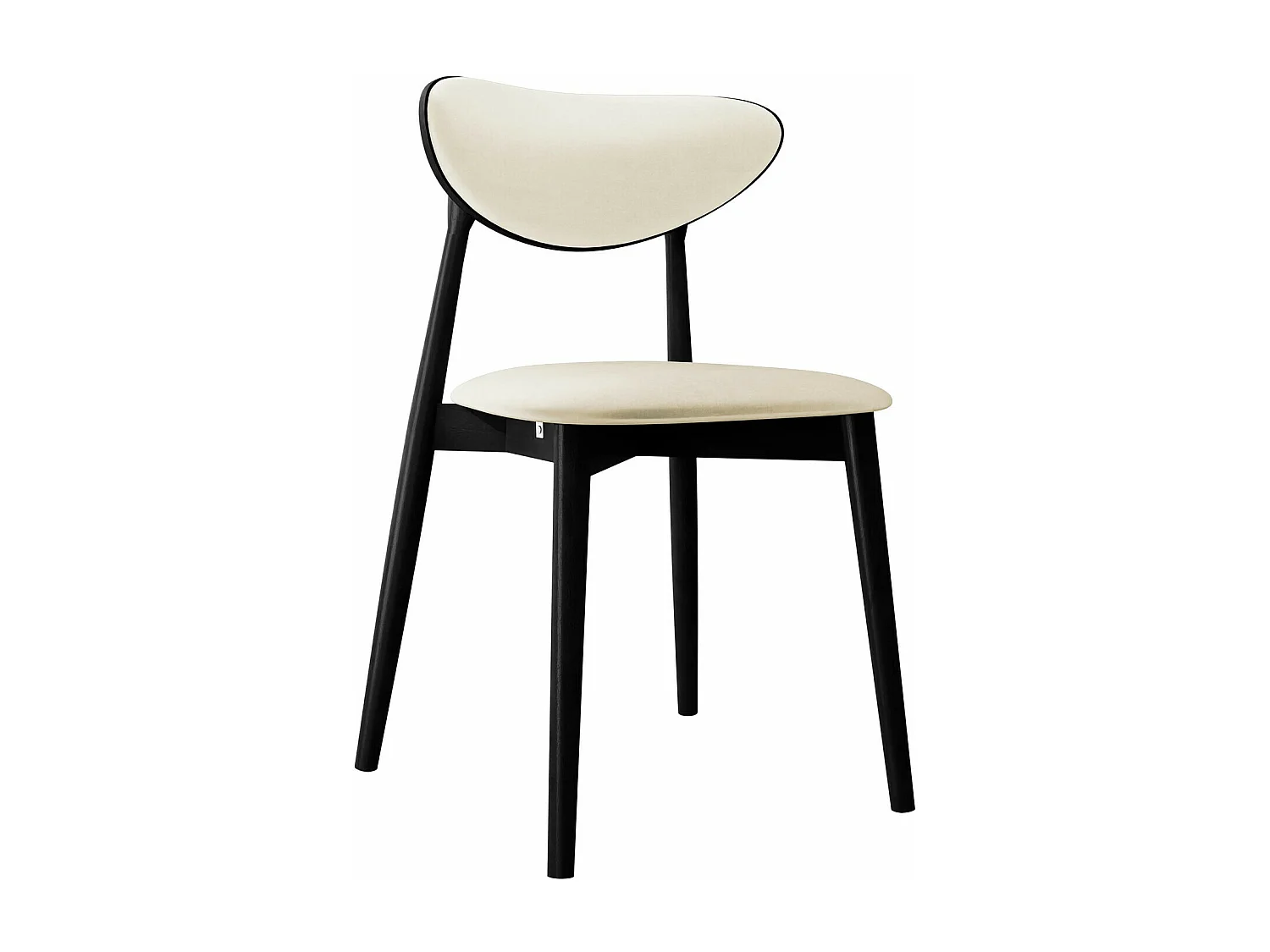 Silla Dearborn 103, 80x48x49cm, Tapiz, De madera, Madera