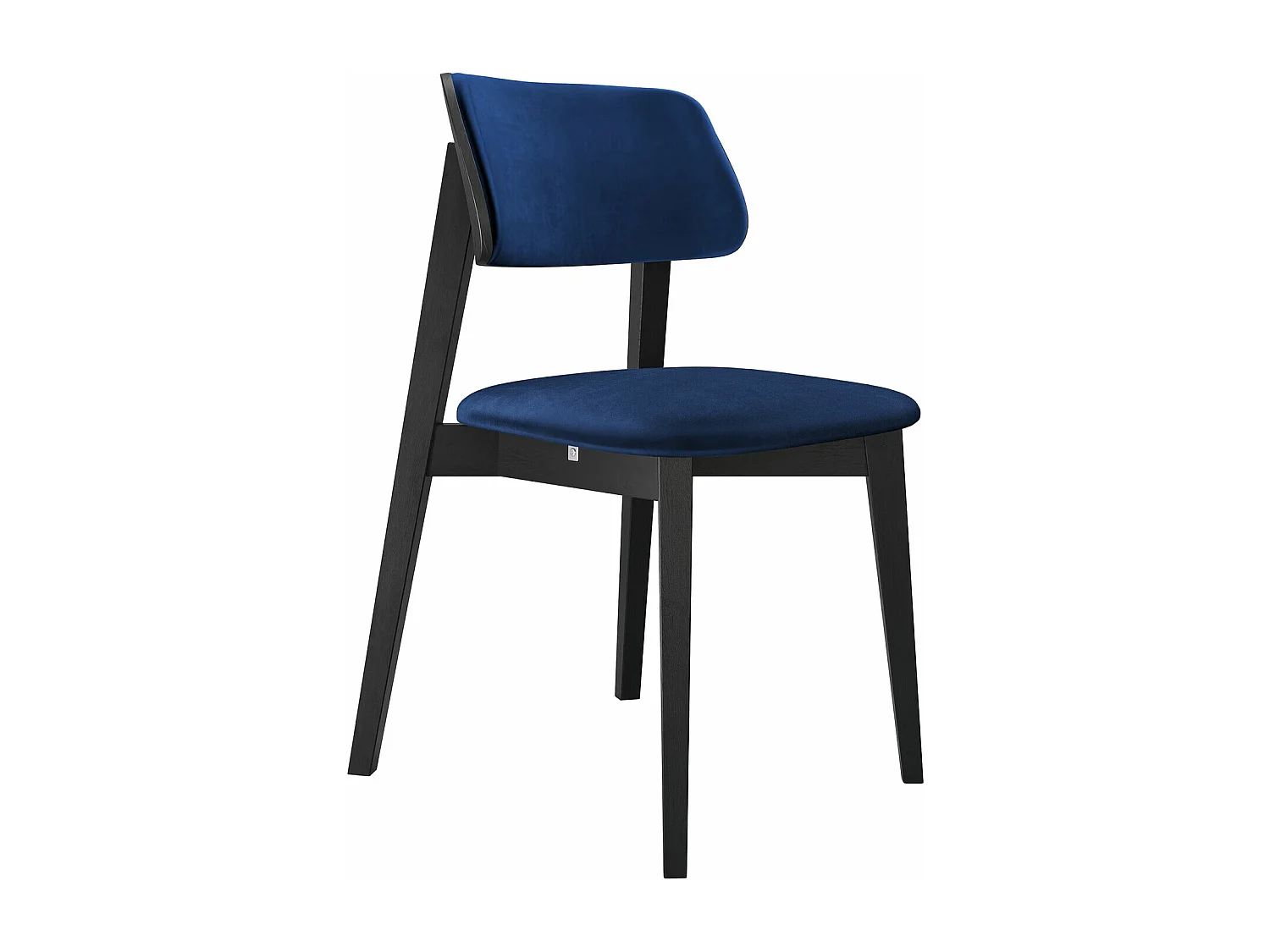 Silla Dearborn 100, 80x46x49cm, Tapiz, De madera, Madera