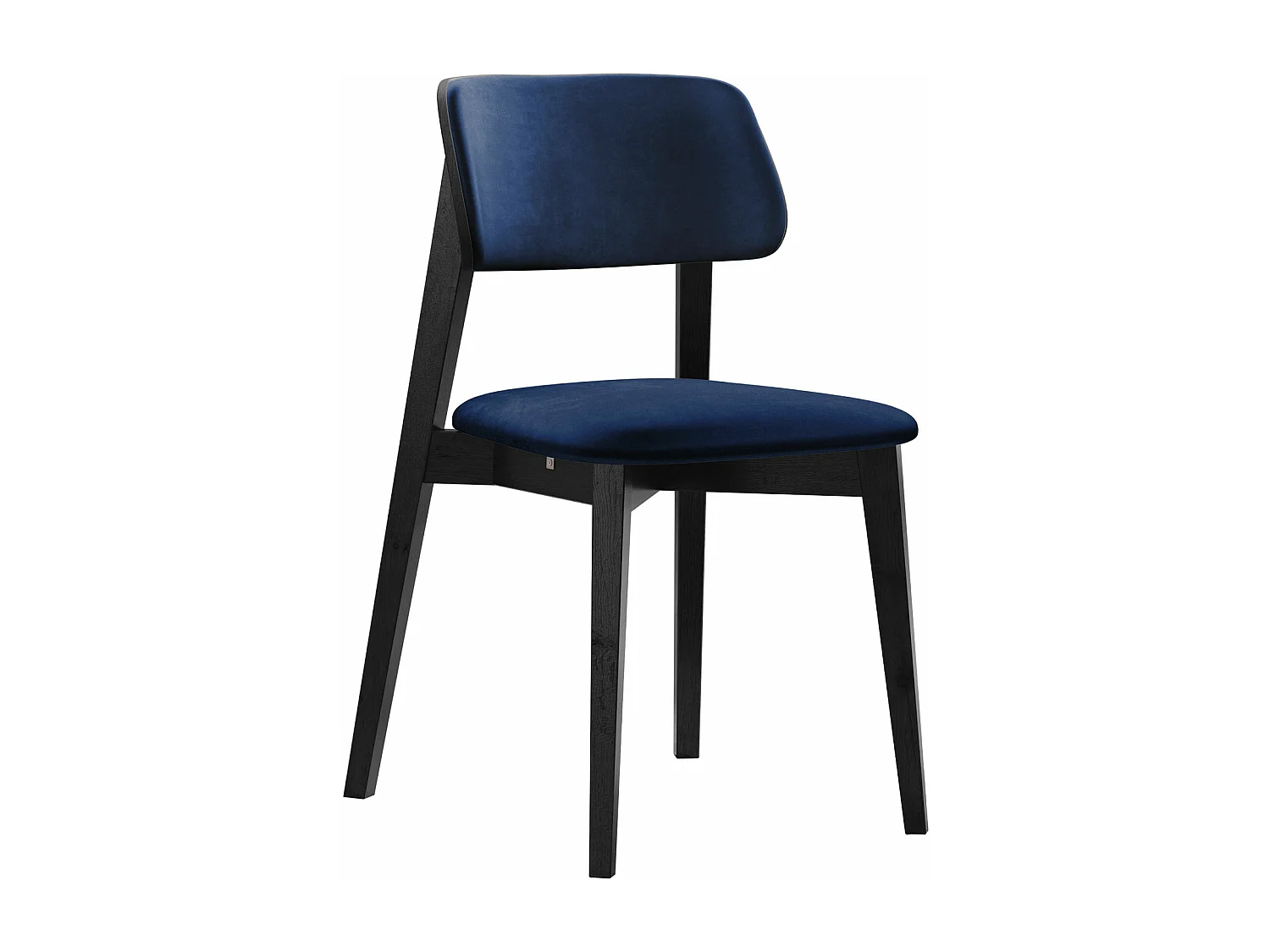 Silla Dearborn 100, 80x46x49cm, Tapiz, De madera, Madera