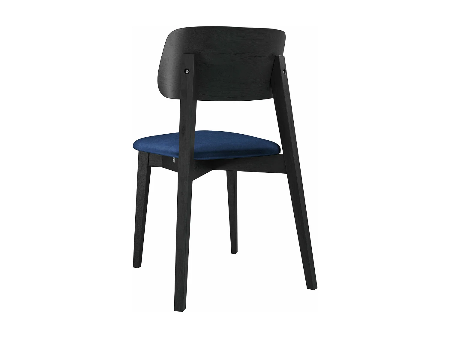 Silla Dearborn 100, 80x46x49cm, Tapiz, De madera, Madera