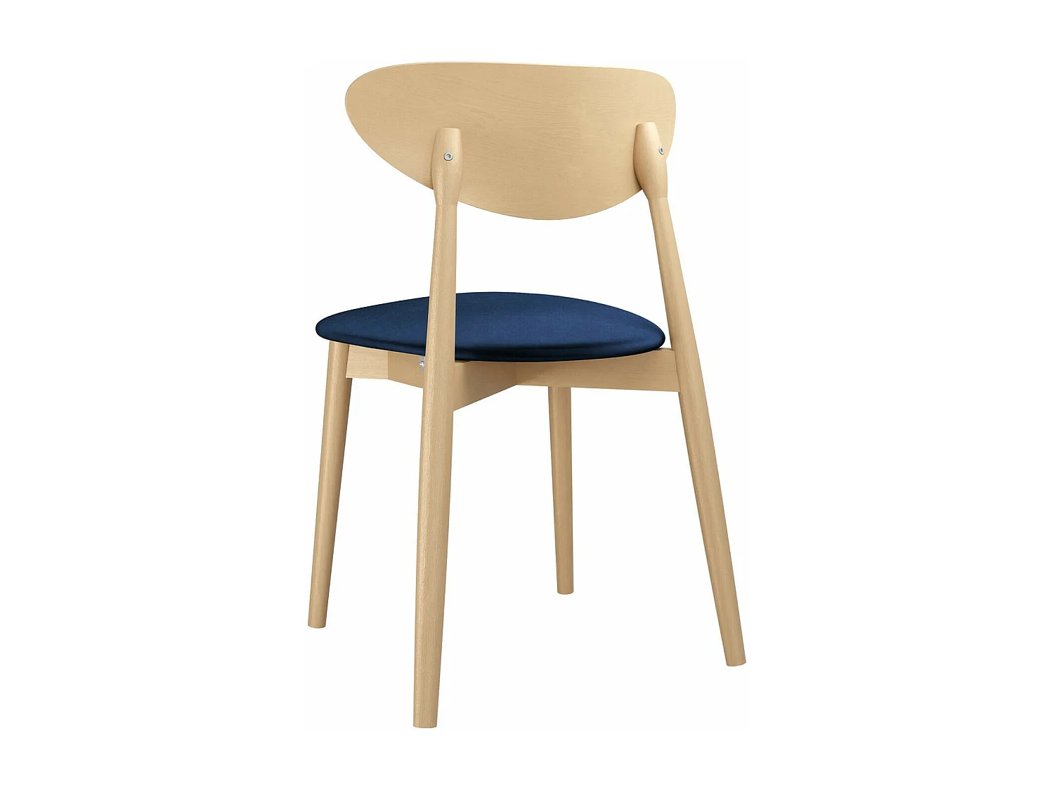 Silla Dearborn 103, 80x48x49cm, Tapiz, De madera, Madera