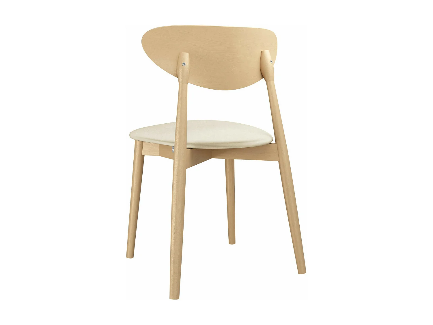 Silla Dearborn 103, 80x48x49cm, Tapiz, De madera, Madera