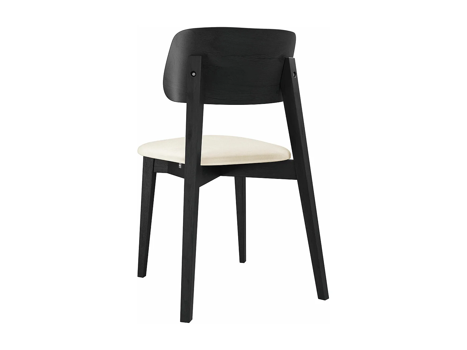 Silla Dearborn 100, 80x46x49cm, Tapiz, De madera, Madera