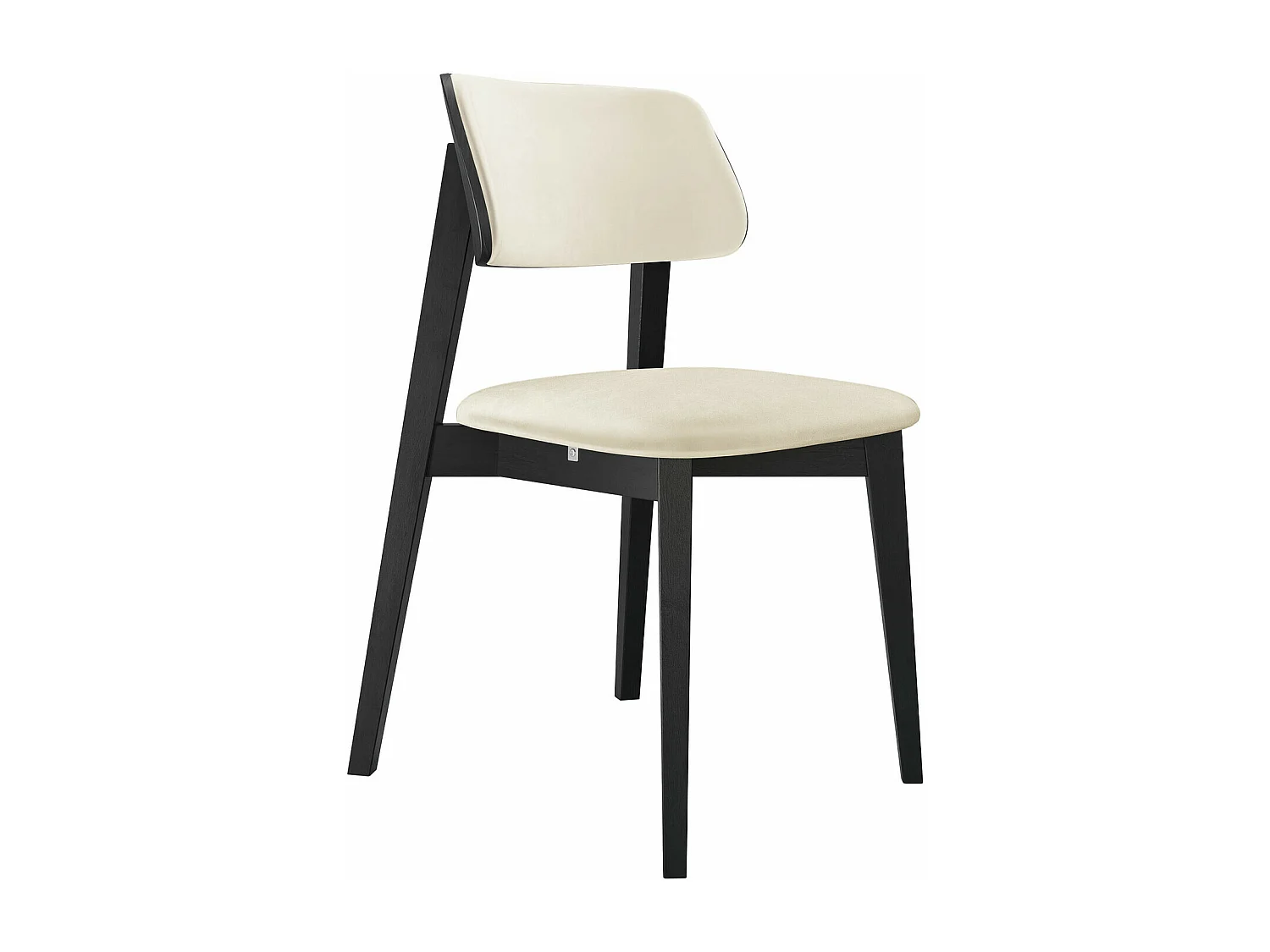 Sedia Dearborn 100, 80x46x49cm, Arazzo, Di legno, Legno