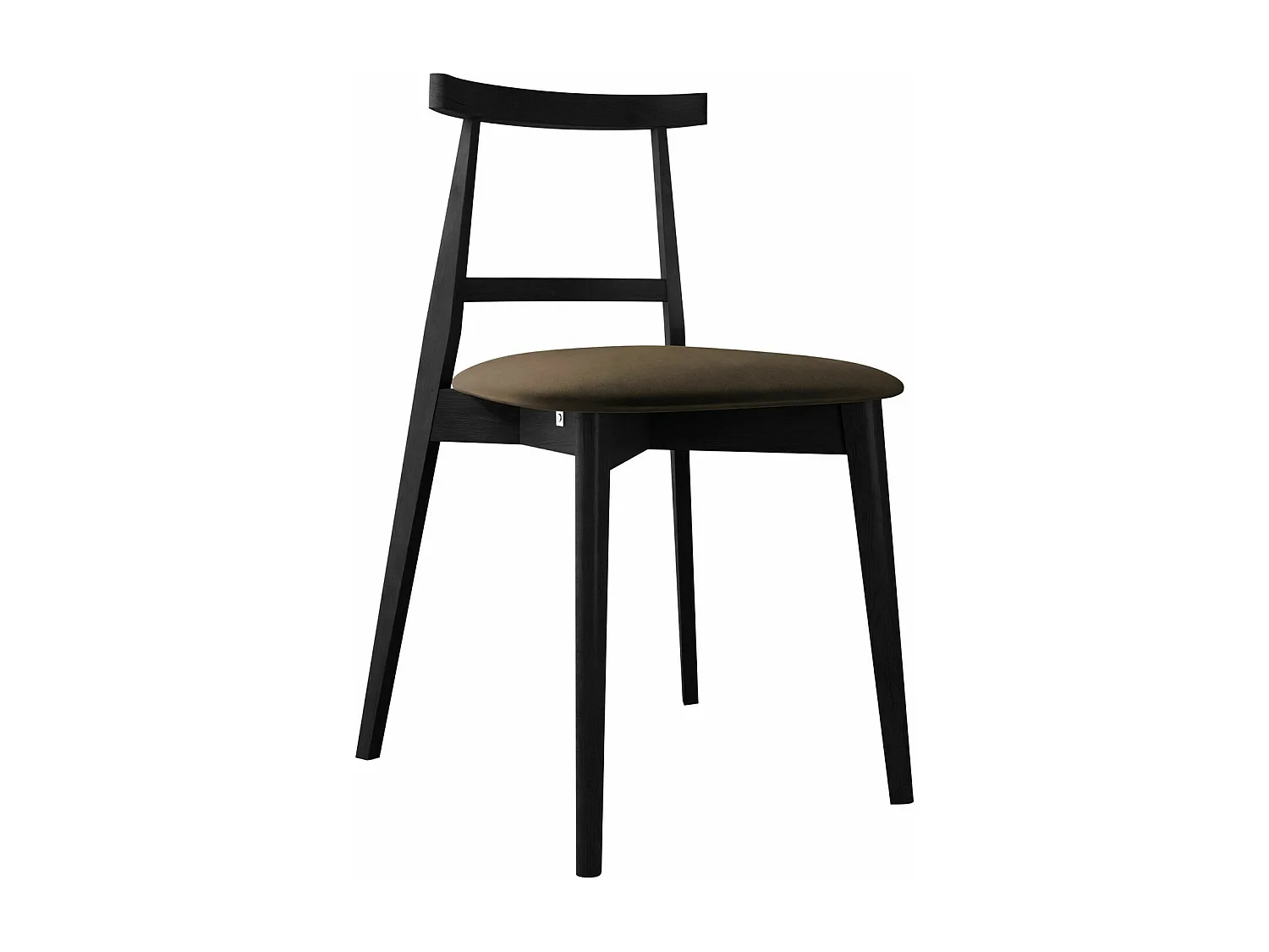 Chaise Dearborn 104, 75x48x54cm, Tapisserie, En bois, Bois