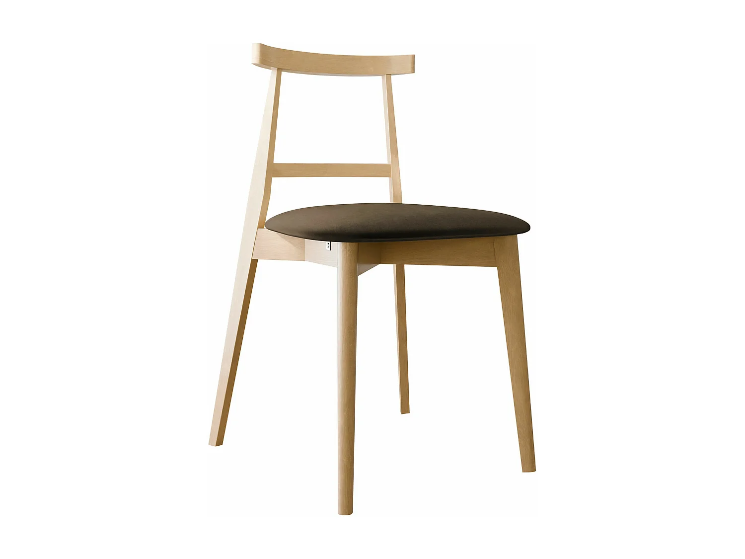 Silla Dearborn 104, 75x48x54cm, Tapiz, De madera, Madera