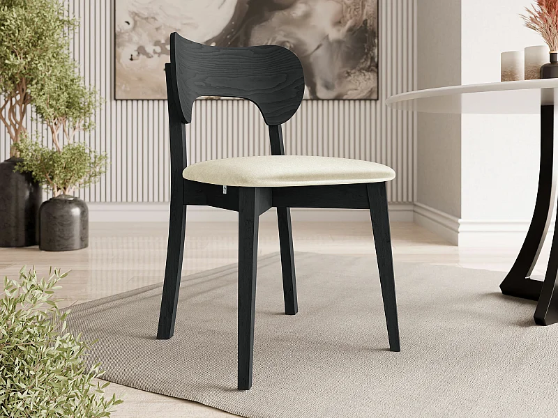 Cadeira Dearborn 102, Tecido, De madeira, Madeira, 80x48x51cm