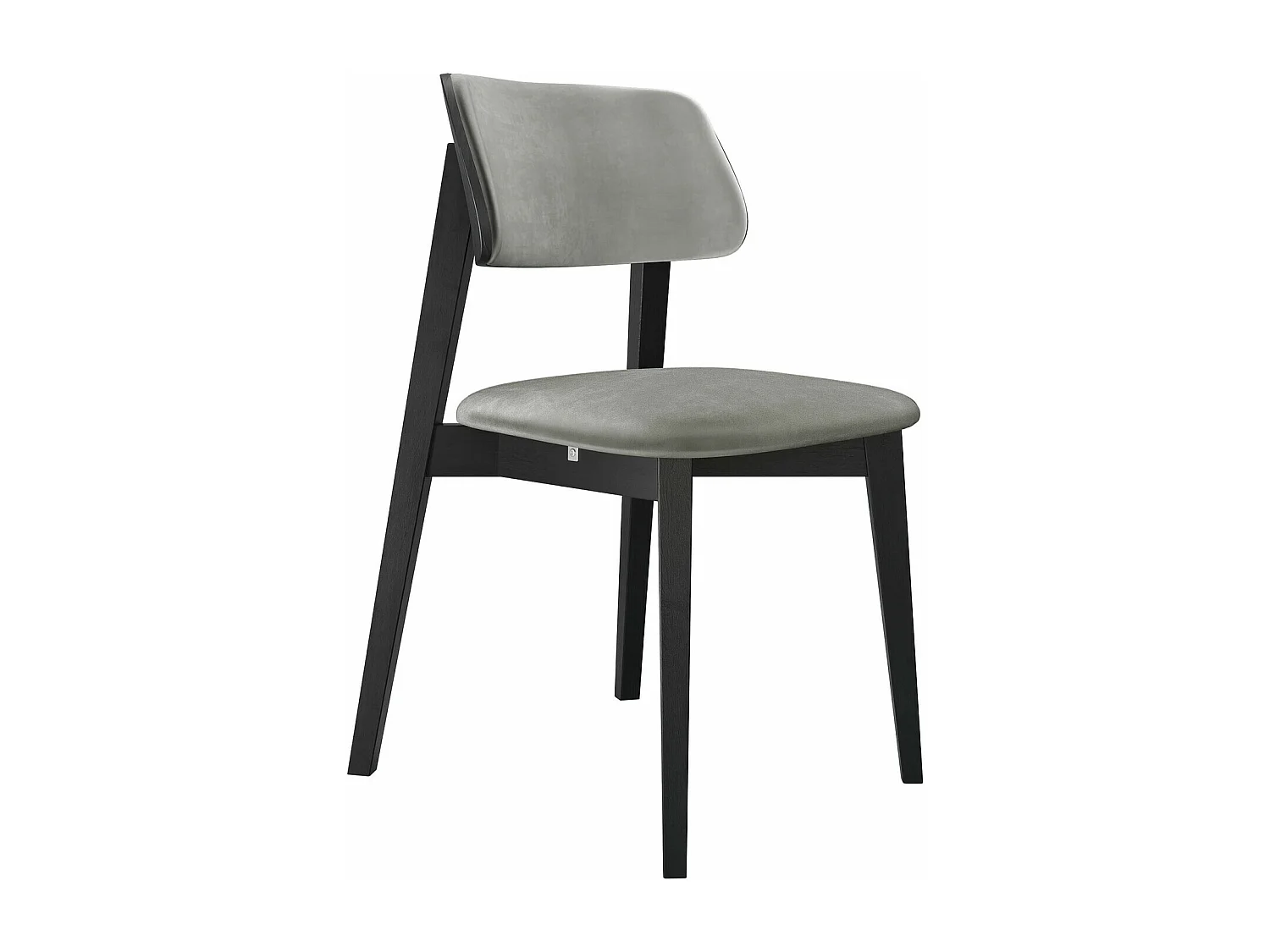 Silla Dearborn 100, 80x46x49cm, Tapiz, De madera, Madera