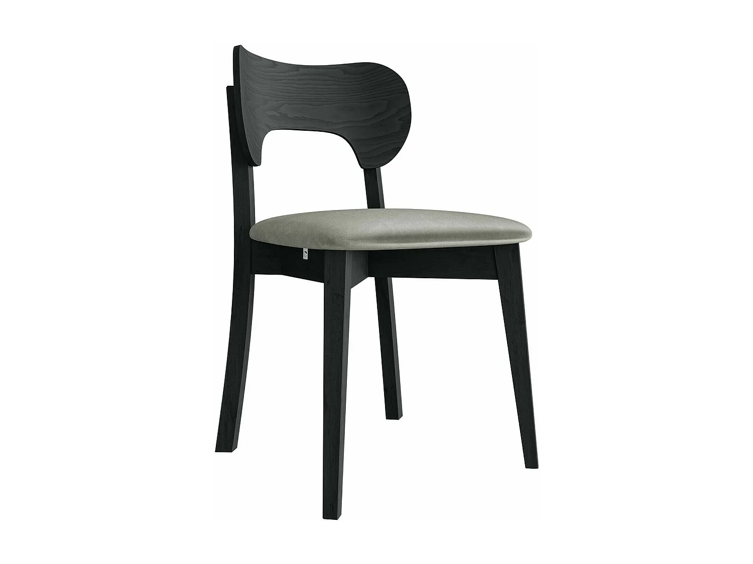 Silla Dearborn 102, 80x48x51cm, Tapiz, De madera, Madera