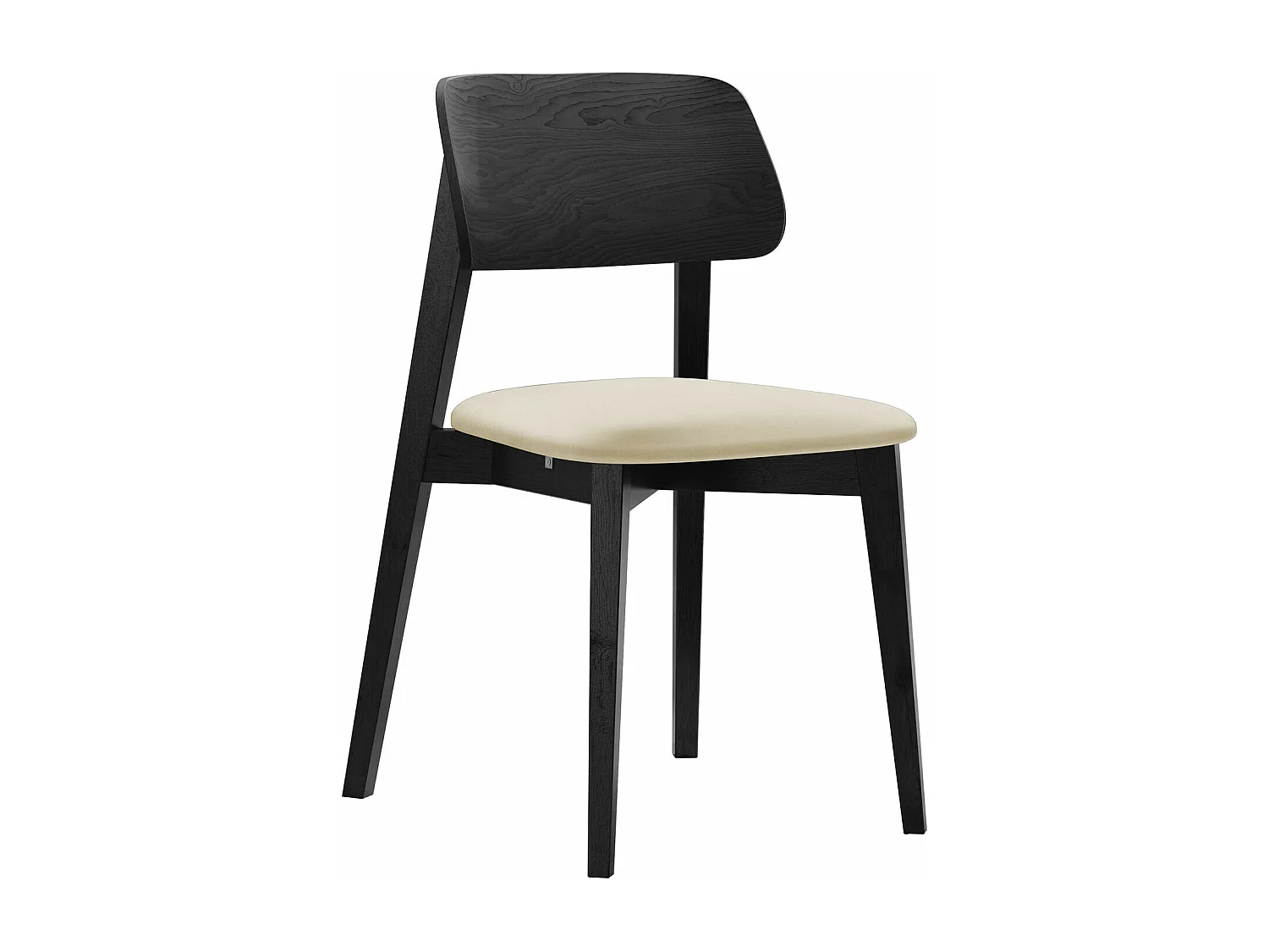 Silla Dearborn 101, 80x46x49cm, Tapiz, De madera, Madera