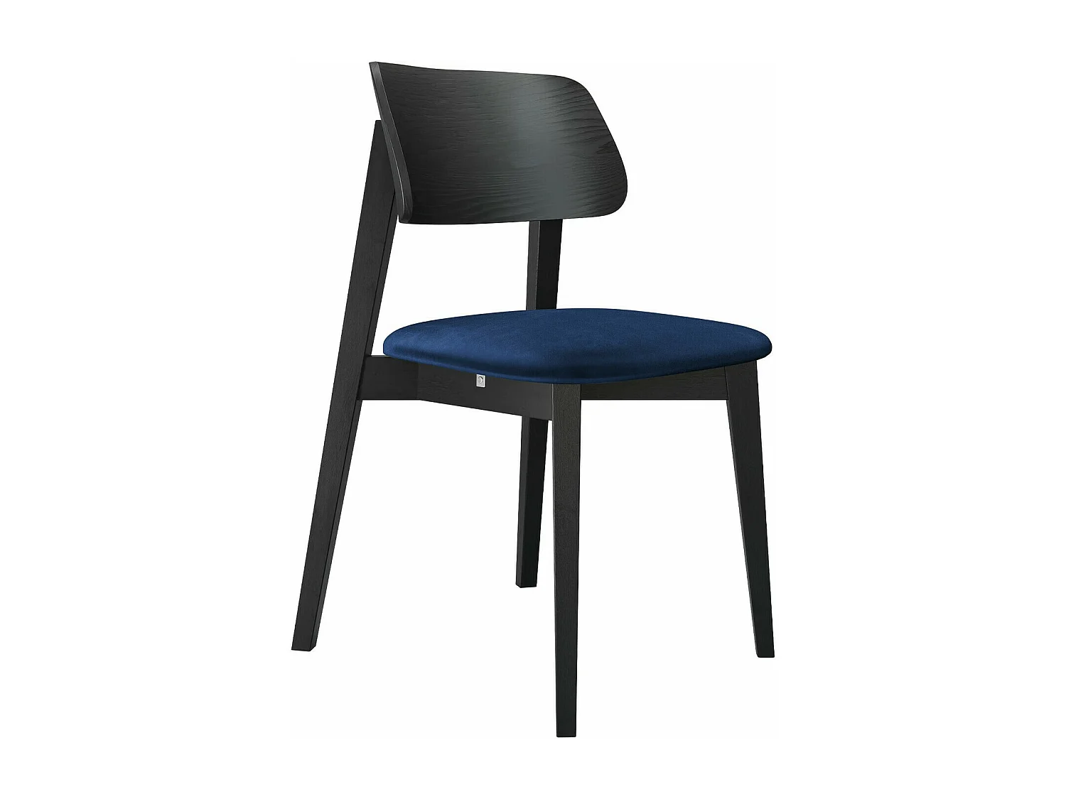 Silla Dearborn 101, 80x46x49cm, Tapiz, De madera, Madera