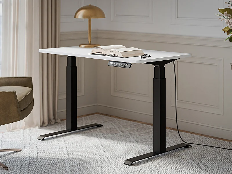 Table de travail réglable en hauteur Charlotte 194, Électrique|Réglable en hauteur, 72cm