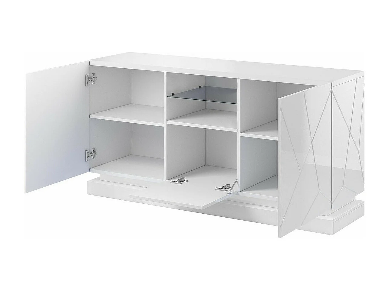 Armário Charlotte 186, O número de portas: 3, 75x150x42cm