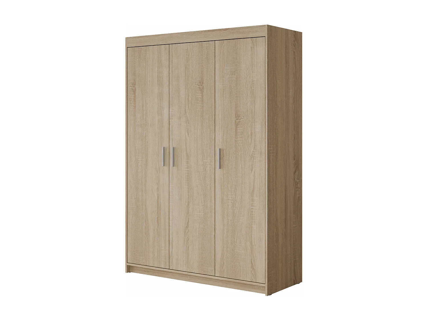 Armoire Novduni 101, Sonoma chêne, 191x133x53cm, Portes d'armoire: Avec des charnières