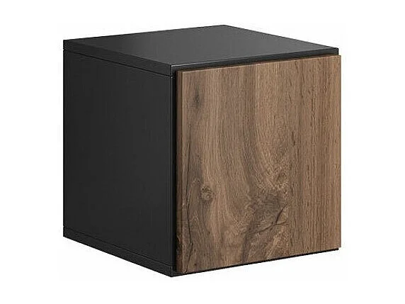 Armoire murale Corbele 104, Anthracite|Chêne wotan, 38x38cm, Le nombre de portes: 139cm