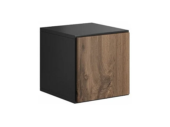 Armoire murale Corbele 104, Anthracite|Chêne wotan, 38x38cm, Le nombre de portes: 139cm