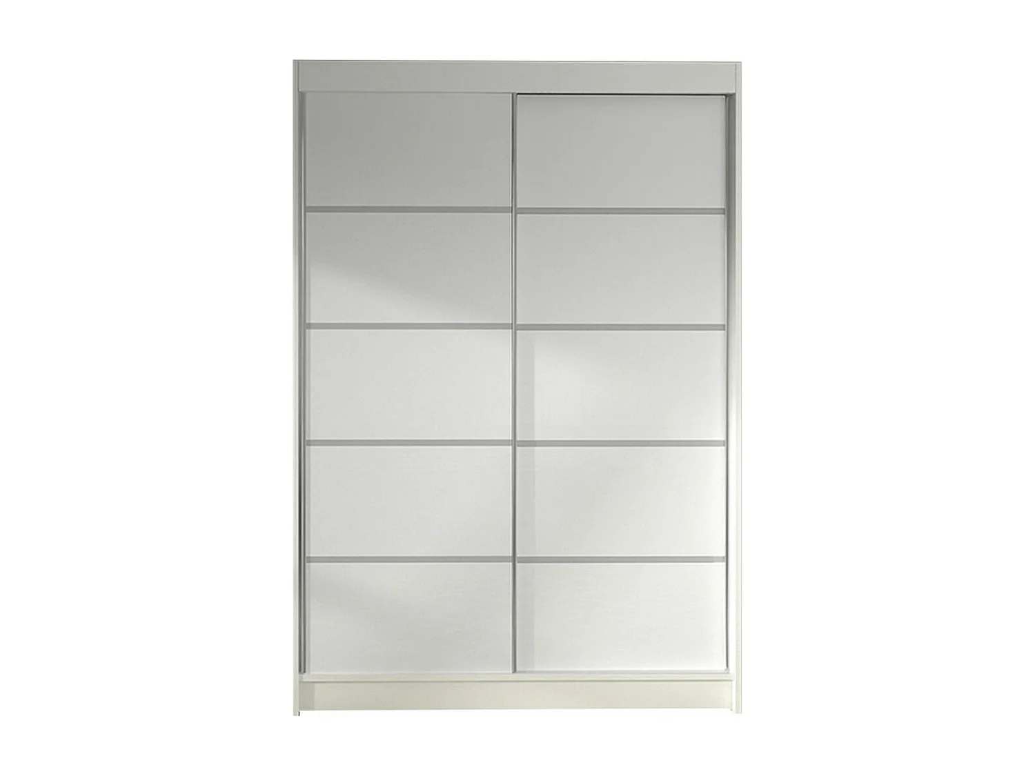 Armario Closico 150, Blanco, 200x120x58cm, Puertas de armario: Correderas