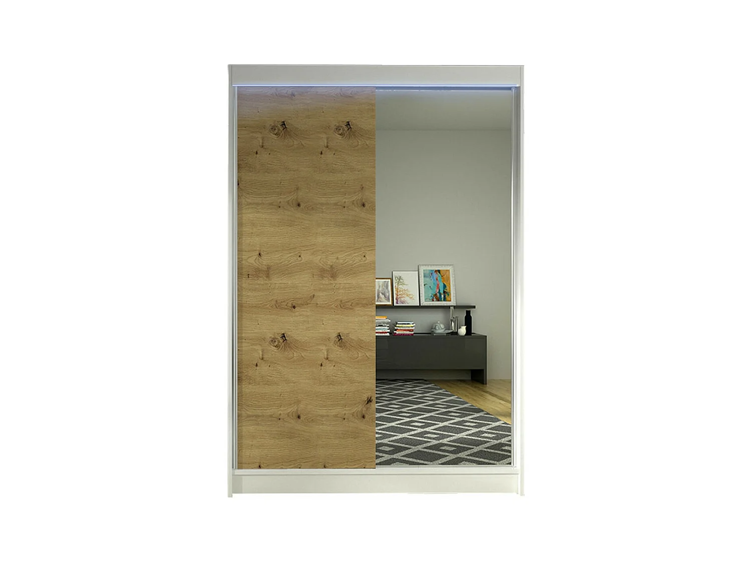 Roupeiro Closico 147, Número de prateleiras: 5, 20x12x6cm