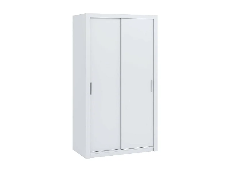 Armario Catromi 102, Blanco, 215x120x62cm, Puertas de armario: Correderas