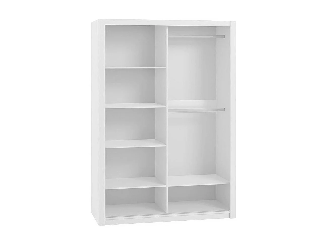 Roupeiro Catromi 102, Número de prateleiras: 5, 22x12x6cm