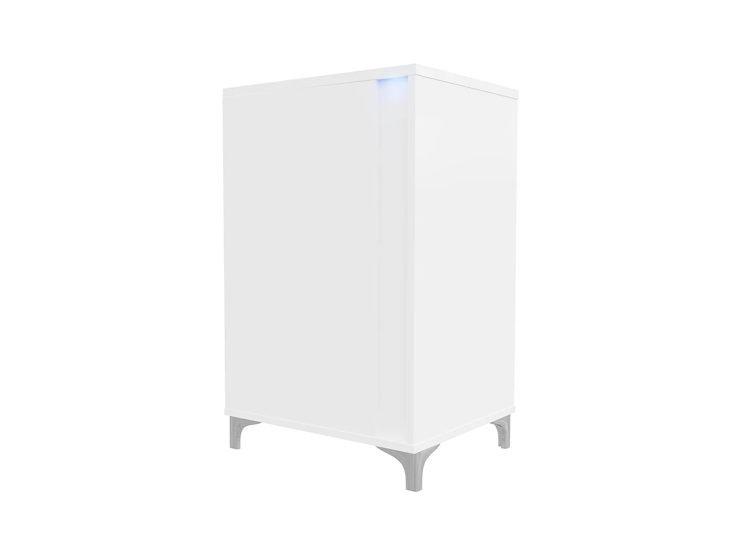 Aparador Livseri 101, Blanco brillante|Blanco, 88x52cm, Número de puertas: 140cm
