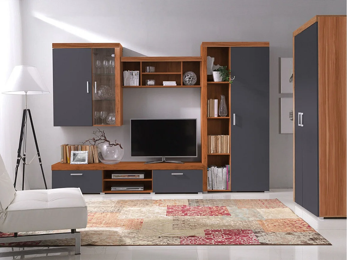 Aparador Cormiru 101, 114x90cm, Número de puertas: 135cm, Estanterías