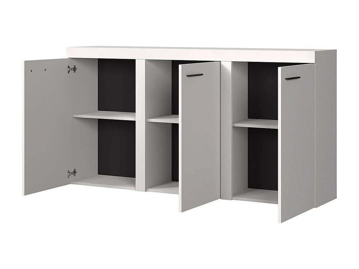 Aparador Tucson 121, Roble Sonoma, 82x149cm, Número de puertas: 340cm