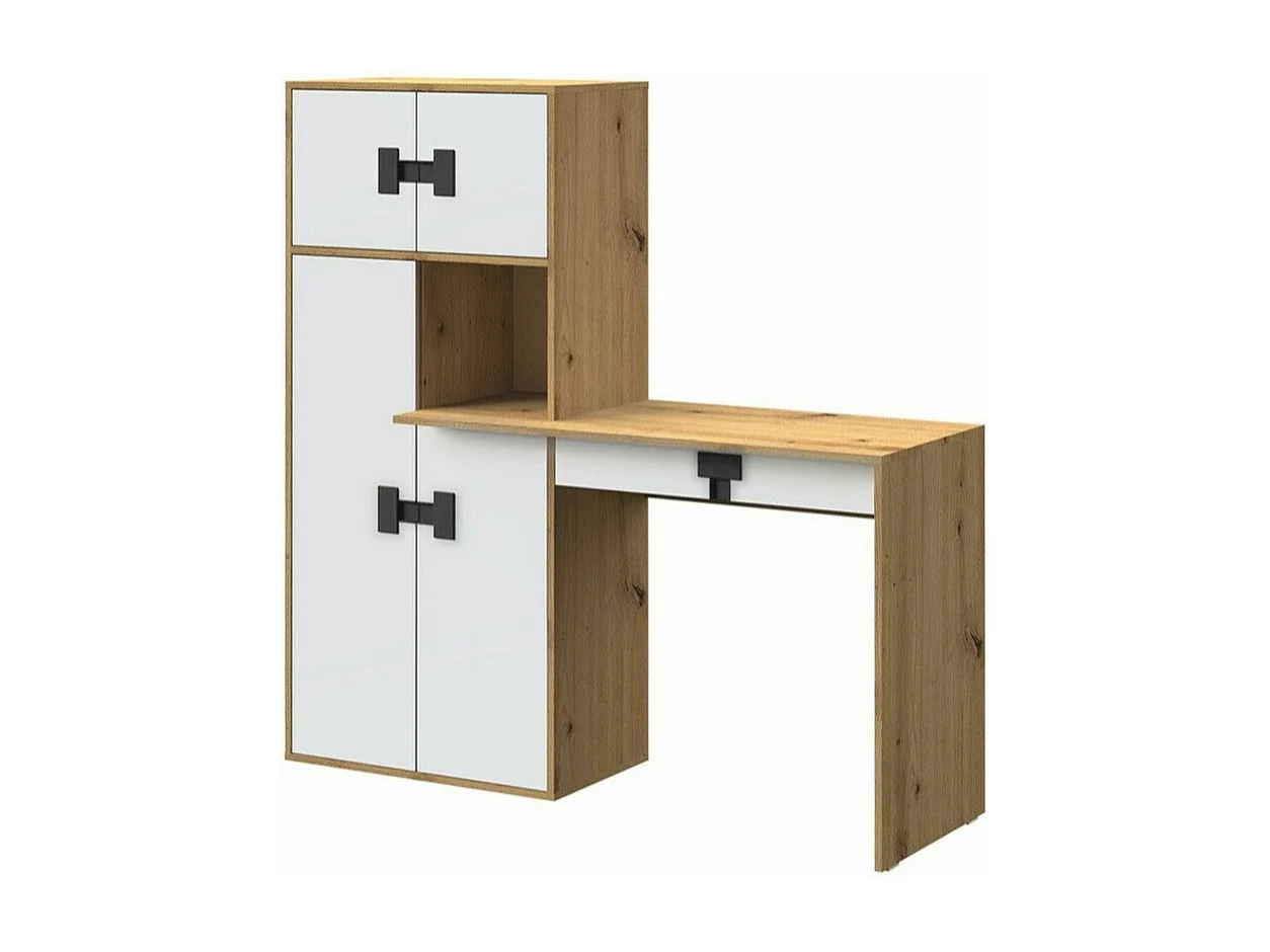 Mesa de escritório Florevi 101, Com portas, Número de portas: 4