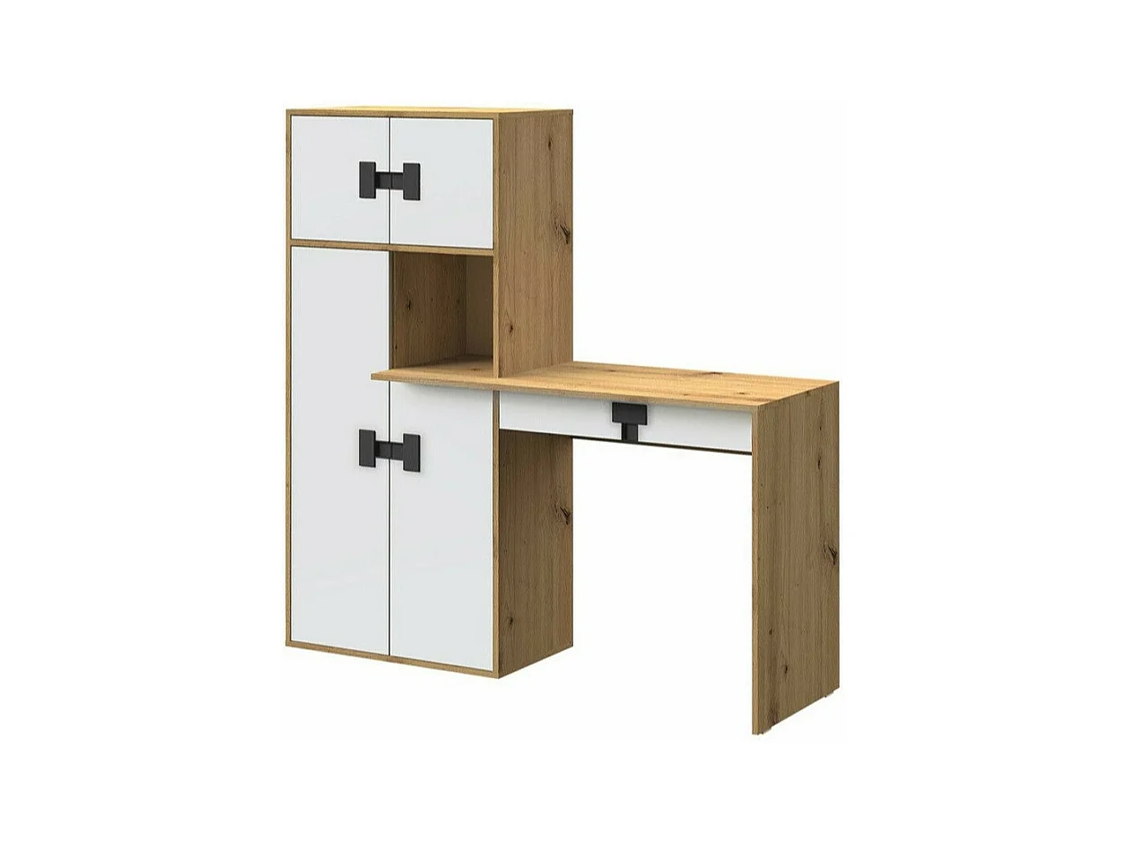 Bureau Florevi 101, Avec des portes|Avec tiroirs, Le nombre de portes: 4, 82x151x50cm