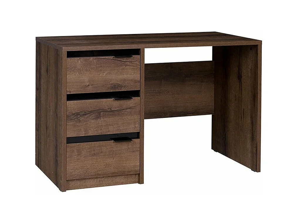 Bureau Fivelbo 100, Avec tiroirs, Nombre de tiroirs: 3, 77x120x60cm