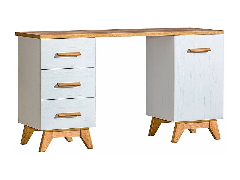 Bureau Sorvera 109, Avec tiroirs|Avec des portes, Le nombre de portes: 1, 79x140x52cm