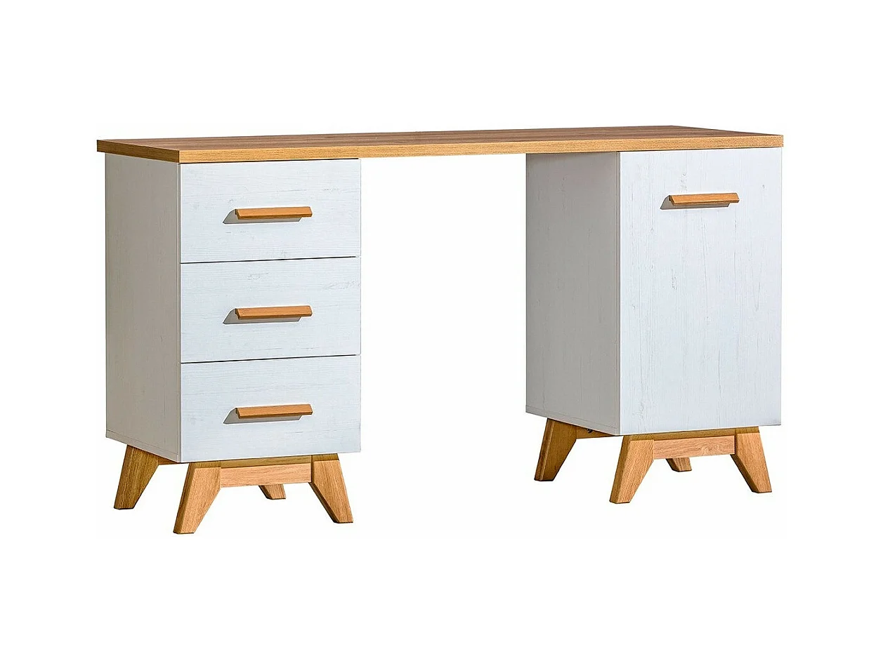 Bureau Sorvera 109, Avec tiroirs|Avec des portes, Le nombre de portes: 1, 79x140x52cm
