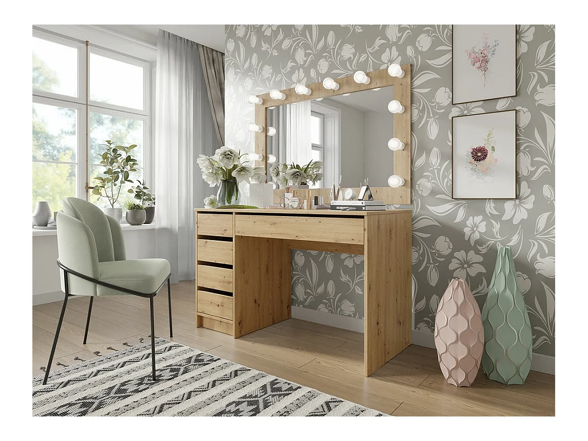 Mesa de escritório Comfivo 312, Com gavetas, Número de gavetas: 5