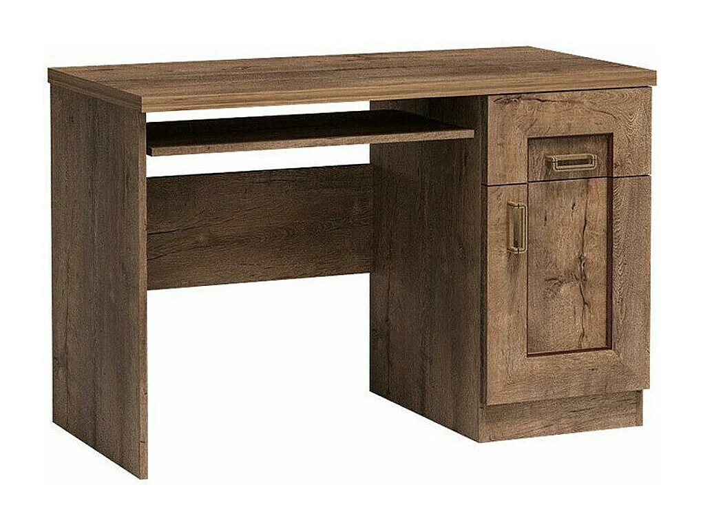 Mesa de escritório Lircava 114, Com mesa para teclado, 8x12x6cm