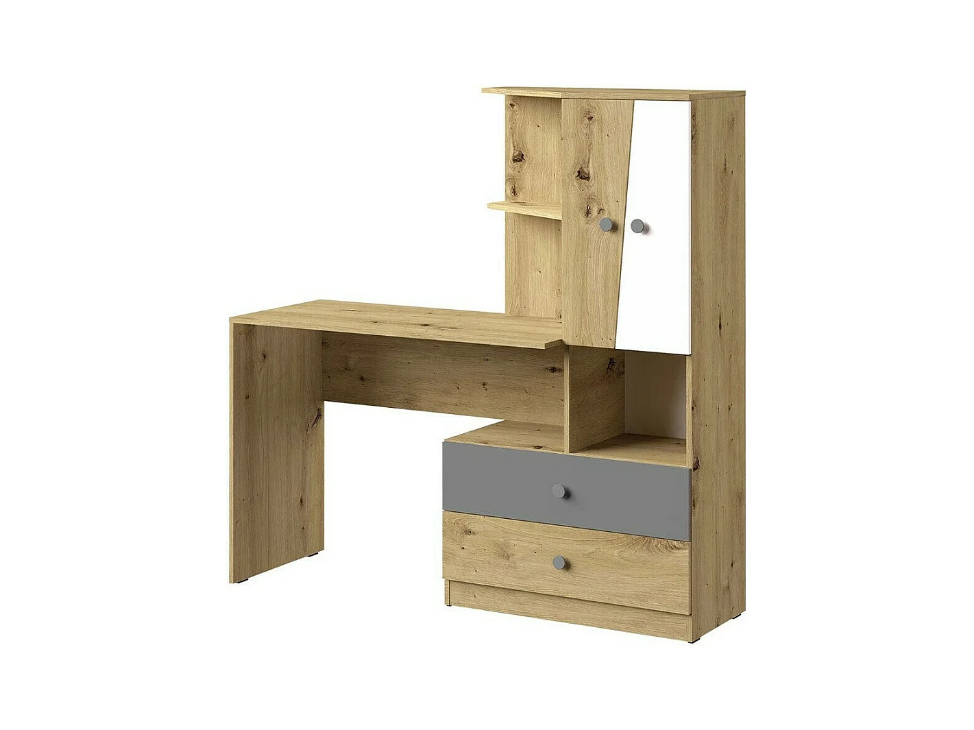 Bureau Almira 110, Avec des portes|Avec tiroirs, Le nombre de portes: 2, 82x150x50cm