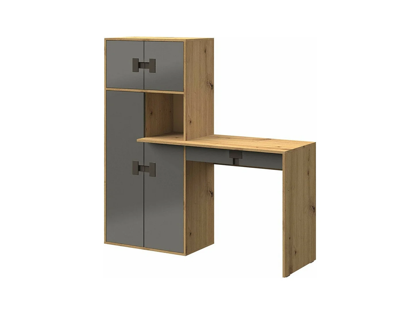 Bureau Florevi 101, Avec des portes|Avec tiroirs, Le nombre de portes: 4, 82x151x50cm