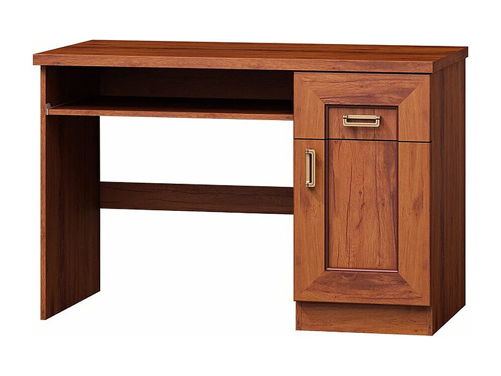 Mesa de oficina Lircava 114, Con cajones|Con un estante para teclado|Con puertas, 79x60cm