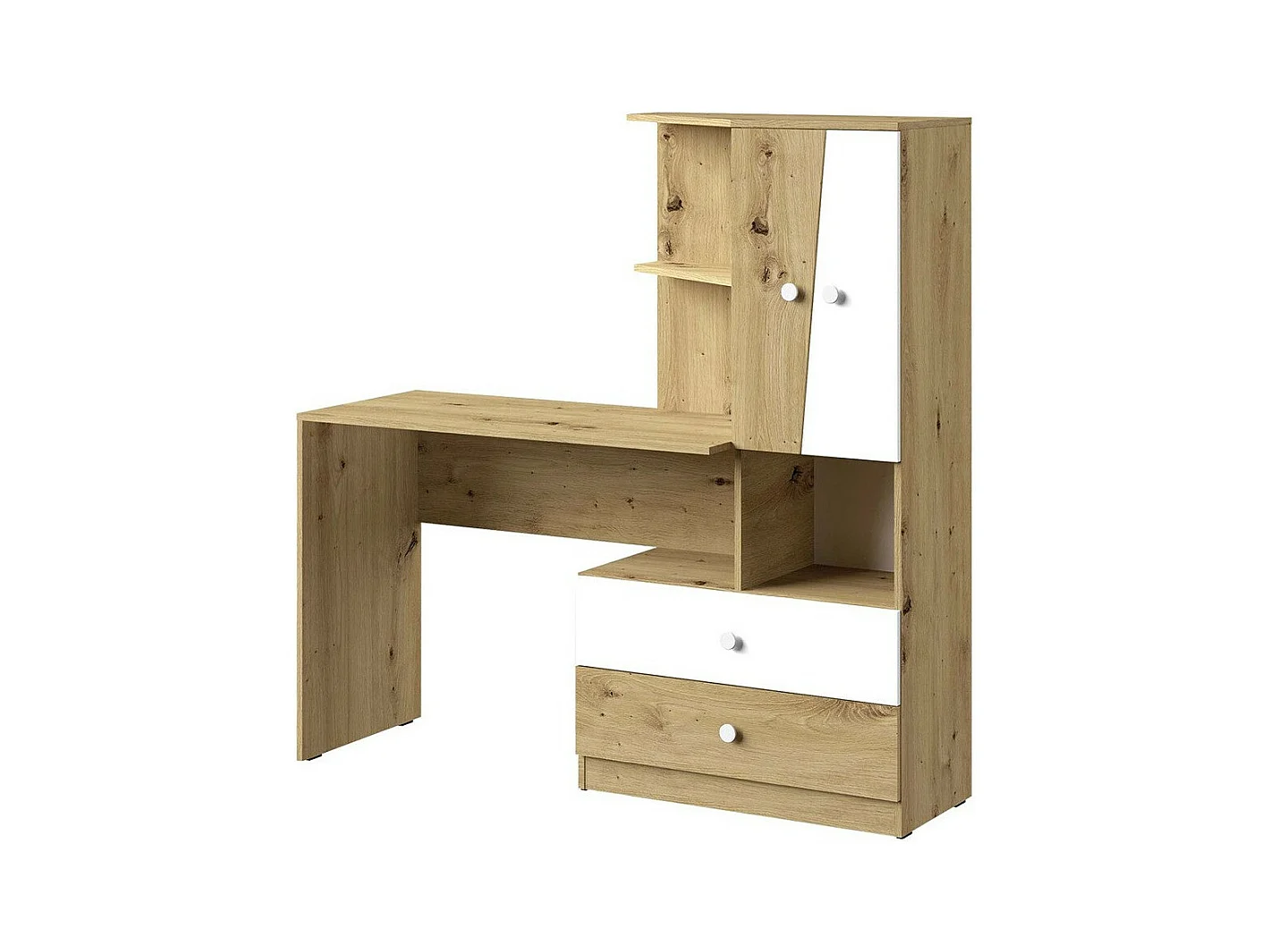 Bureau Almira 110, Avec des portes|Avec tiroirs, Le nombre de portes: 2, 82x150x50cm