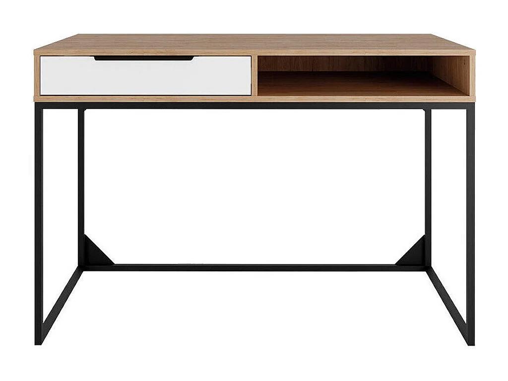 Mesa de escritório Romcama 100, Com gavetas, 8x12x6cm