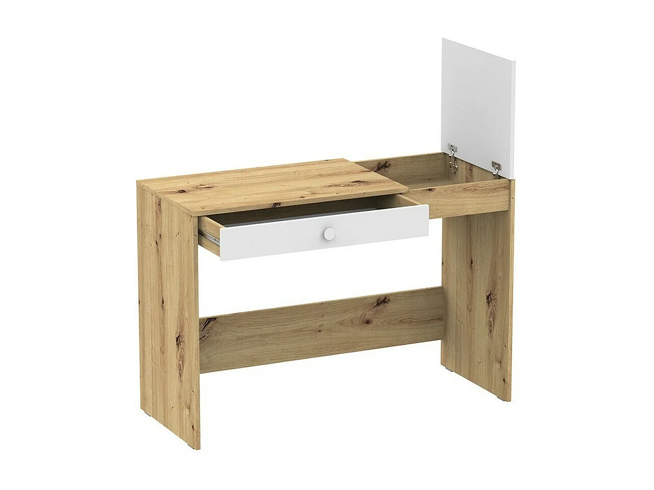 Mesa de escritório Almira 109, Com gavetas, Número de portas: 1