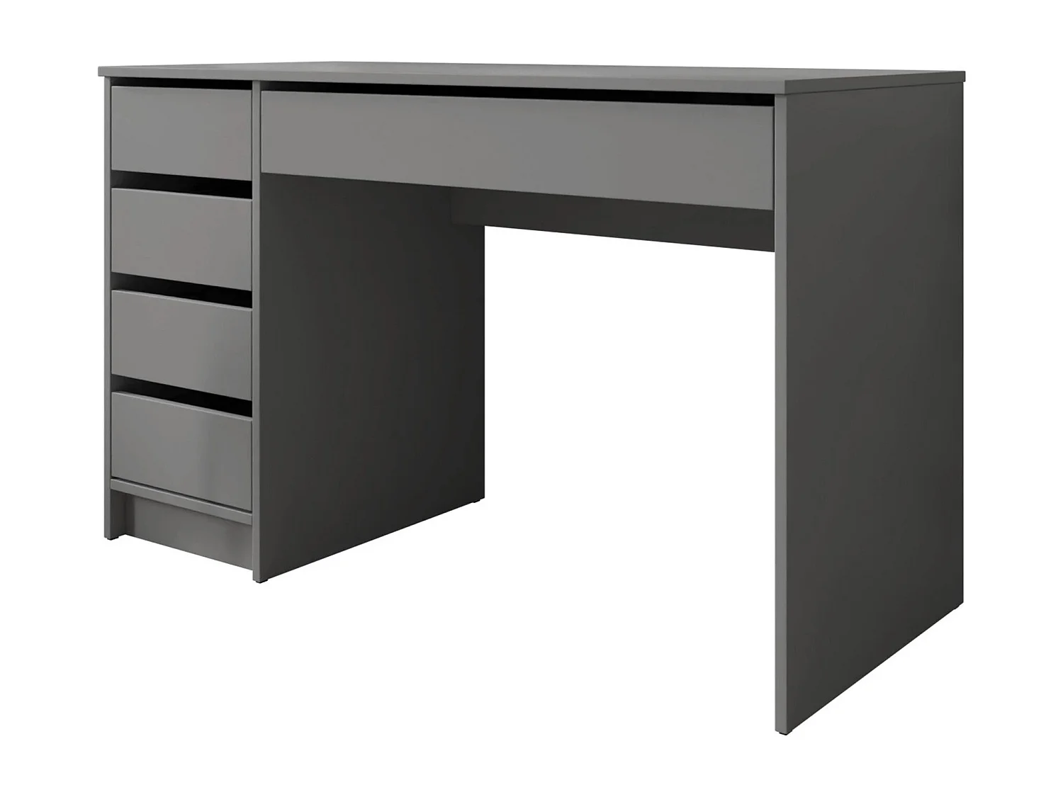 Bureau Comfivo Terros I, Avec tiroirs, Nombre de tiroirs: 5, 76x120x55cm, Anthracite