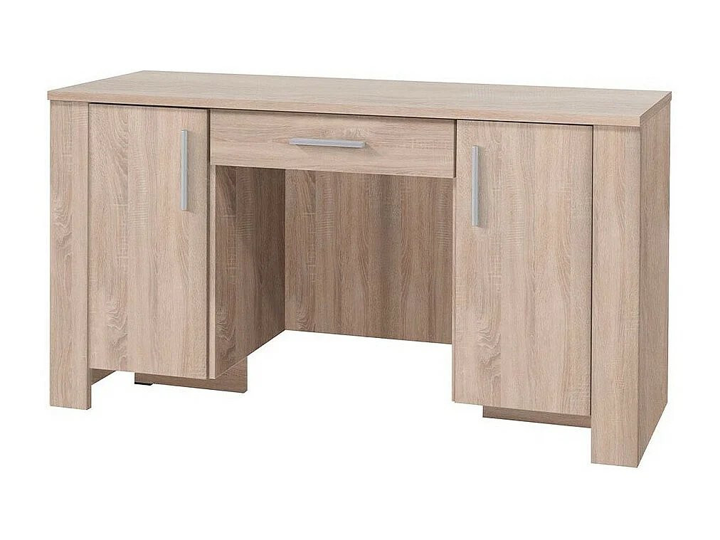 Mesa de escritório Melfeli 114, Com portas, Número de portas: 2