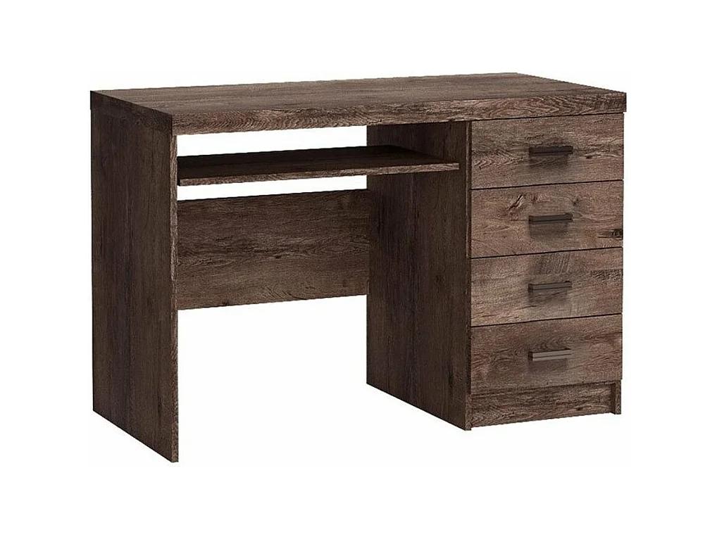 Mesa de oficina Serfeno 114, Con cajones|Con un estante para teclado, 82x120x60cm